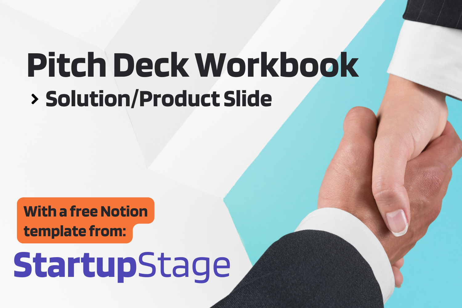 Solution and Product Slide Pitch Deck Workbook