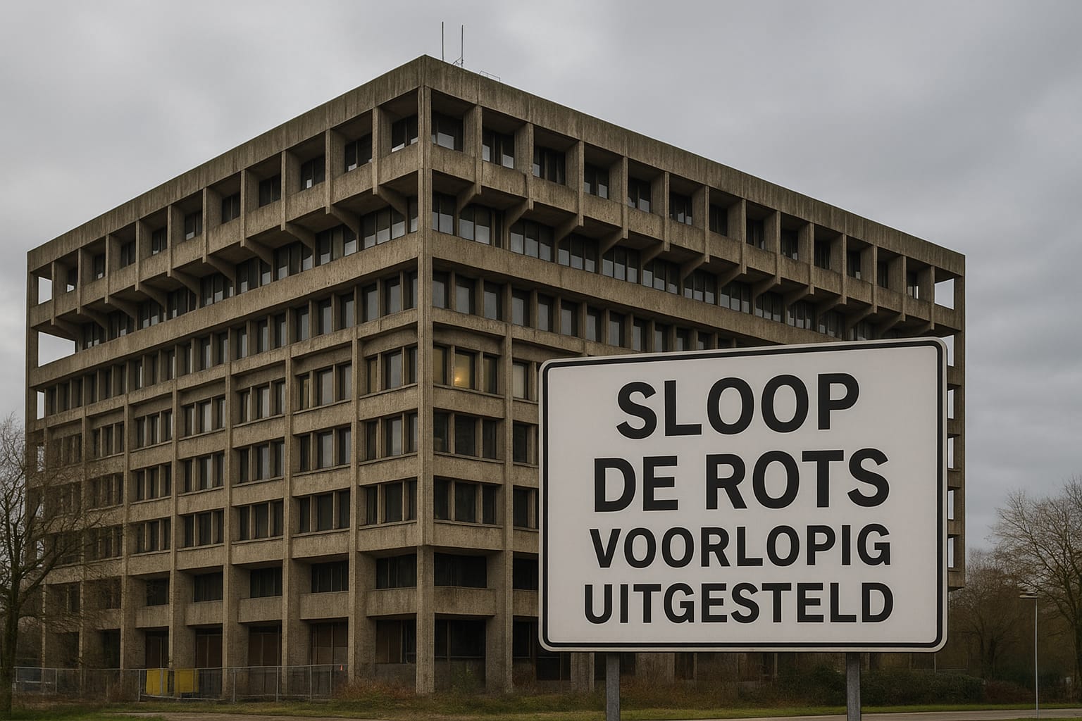 Beter voor Apeldoorn wil af van ‘De Rots’: Sloop als startpunt voor nieuwe stadswijk: voorlopig uitgesteld