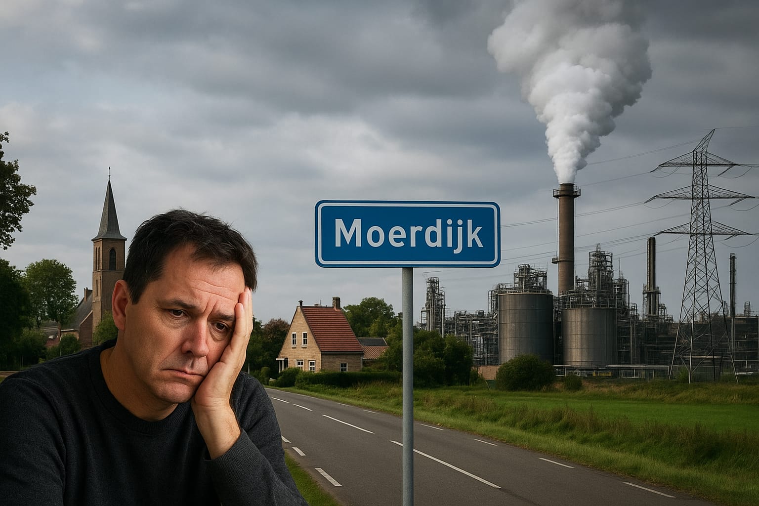 Mogelijke opheffing dorp Moerdijk zorgt voor groeiende onrust: ‘Bewoners voelen zich niet gekend, FVD komt voor ze op’